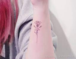 You will discover a lot of floral tattoos on the web. Rose And Baby S Breath By Handitrip Tattoos Floral Tattoo Inner Wrist Tattoos