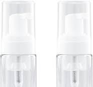 RAYNAG 2 Pack Foam Pump Bottles, Mini Travel Size Foaming Soap Dispenser  Clear Plastic Pump Bottle, 50 ml/1.7 oz