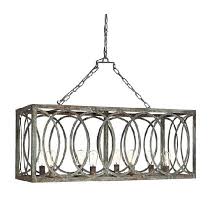 New Orleans Rectangle Pendant Rectangular Chandelier Dining Room Light Fixtures Dining Room Lighting