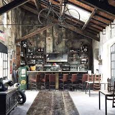 Unknown Cafe Design Garage Maison Industrielle Maisons Vintage