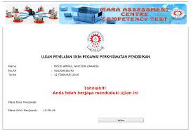 Program ini telah diatur sebagai satu usaha mewujudkan insan yang kamil dan berpersonaliti dinamik. Ujian Penilaian Pegawai Perkhidmatan Pendidikan Mara Gred Dg 41