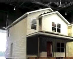 These amateur storm chasers get up close and personal with a tornado.that destroys a house. Hurricane Resistant Roof