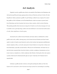Sample summary & critique papers these examples are reproduced from writing in biology. Art Critique Example Essay