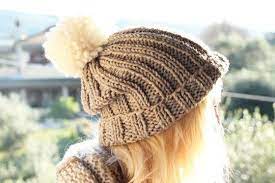 Slouchy Beanie Pattern The Phoebe In 2021 Chunky Knitting Patterns Bobble Hats Knitted Hats