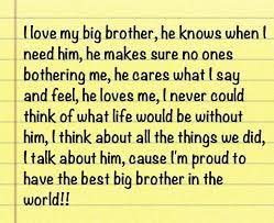 Big Sister Happy Birthday Paragraph For Sister For My Big Brother On His Birthday Quotes Google Search Citaten Broer