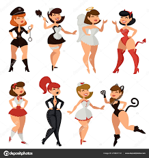 Woman Striptease Fetish Costumes Sexy Clothes Vector Cartoon Strip Girl  Stock Vector Image by ©Sonulkaster #210831112