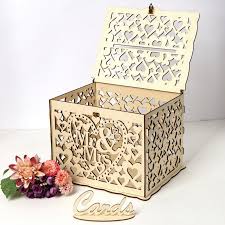 This birthday money box is a unique way to give cash, and it can also be used for graduation presents. Diy Wooden Card Box Gift Wedding Romantic Wooden Money Box With Lock Beautiful Decoration For Wedding Birthday Party Hot Buy At The Price Of 6 87 In Aliexpress Com Imall Com