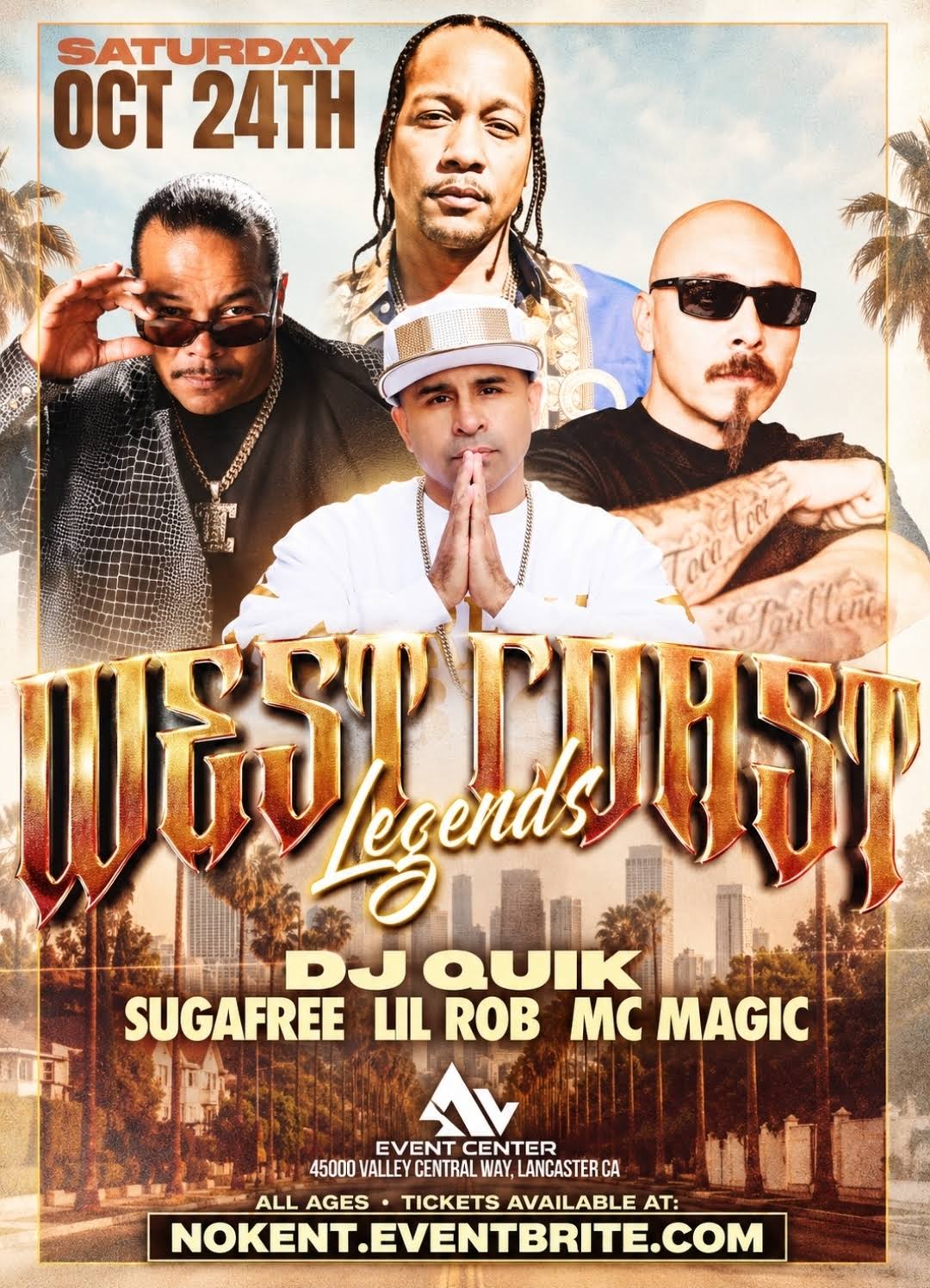 DJ QUIK SUGA FREE LIL ROB MC MAGIC (WESTCOAST LEGENDS)
