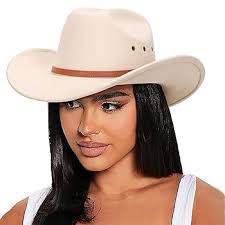 Western Hats For Women Segolike Women Men Retro Felt Wide Brim Western  Cowboy Cowgirl Hat Outdoor Sun Protect Dress Up Hat With Wind Lanyard Fit  Size Red Cowboy Hat Men