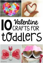 But what valentine's activities will be easy for them (and you) to do? 10 Valentine Crafts For Toddlers