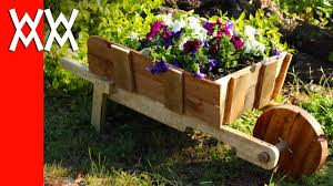 Diy stencil planters with a nautical rope theme. Make A Rustic Wheelbarrow Garden Planter Easy Diy Weekend Project Youtube