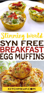 Syn Free Breakfast Egg Muffins Slimming World Breakfast Muffins Egg Muffins Breakfast Slimming World Vegetarian Recipes