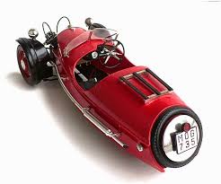 1935 Morgan Three Wheeler Cycle Car Reverse Trike Car Model