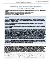 Dans le cas du vaccin de lyme, il faut parfois plusieurs mois pour que la personne acquière le niveau d'immunité nécessaire pour prévenir l'infection. Diagnostic Et Traitement De La Maladie De Lyme Canada Ca