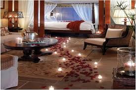 The colorful throw pillow does a nice job dressing up the more casual elements of the room, too, like the jute rug and linen upholstery. Bedroom4designs Home Contact Dmca Privacy Sitemap Wedding Bedroom Decoration With Flowers And Candles Of Cle Romantic Bedrooms With Candles And Flowers Light Bedroom Room Decoration Services For Birthday Anniversary Ferns N Petals