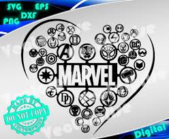 Download Superheroes Svg Marvel Svg Avengers Svg Superheroes Logo Svg Heart Svg Printable Silhouette Vector Files Marvel Svg Silhouette Stencil