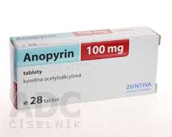 Acylpyrin in doses of less than 300 mg have little effect on the effectiveness of captopril and level above 70 mg% indicates moderate or severe poisoning; Spc Anopyrin 100 Mg Adc Sk