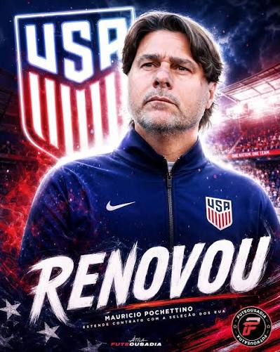⚠️⚠️⚠️⚠️⚠️⚠️⚠️⚠️ATEN&Ccedil;&Atilde;O!!!!! Pochettino renovou com o eua at&eacute; 2030 pra pr&oacute;xima copa. Est&aacute; feito.