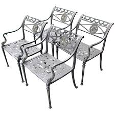 Set Of Four Neoclassical Garden Chairs From A Unique Collection Of Antique And Modern Garden Furniture At Https Garden Chairs Design Garden Chairs Furniture