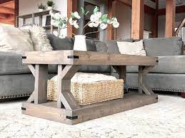 Rustic x coffee table plans, rustic x end table plans and rustic x bench plans Pin On Diy Furniture