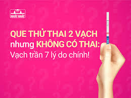 Que thử thai hoạt động dựa trên nồng độ hormone hcg có trong nước tiểu, không phụ thuộc vào vị trí túi thai làm tổ. Que Thá»­ Thai 2 Váº¡ch NhÆ°ng Khong Co Thai Váº¡ch Tráº§n 7 Ly Do Chinh