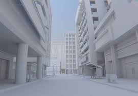Free Untextured City Street Model City Streets 3d Model Architecture Architecture
