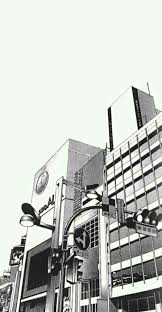 Aesthetic Manga Background Black And White Manga Cityscape Manga Illustration Background Drawing Manga Drawing