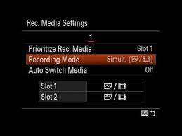 Sony A7iii Dual Card Setup Guide Alphashooters Com Setup Sony Alpha Video