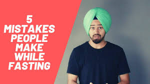 Dietitian Mac Singh 5 Mistakes People Do While Fasting Facebook