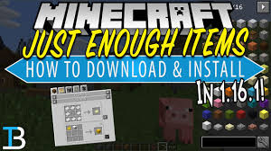 Maybe you would like to learn more about one of these? How To Download Install Just Enough Items In Minecraft 1 16 1 Jei Mod 1 16 1 Youtube