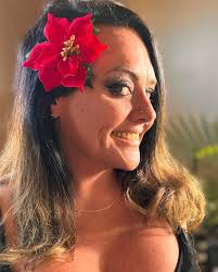 Poinsettia Hair Clip