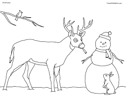 Wild animal drawing recognition pages are a fun and educational #24345799. Deer 2637 Animals Printable Coloring Pages