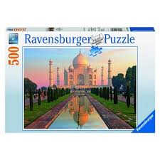 The finished puzzle displays beautiful original . Puzzles Taj Mahal 500 Piezas