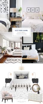 Get The Look Black White Feminine Bedroom Feminine Bedroom Wooden Bedroom Furniture White Bedroom Furniture