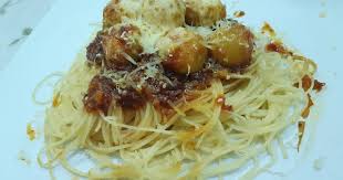 Spaghetti sarang burung saus balado udang yang pedasnya nampol. 26 Resep Spageti Balado Enak Dan Sederhana Ala Rumahan Cookpad