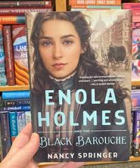 Enola Holmes and the Black Barouche by Nancy Springer, Hardcover