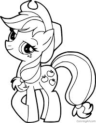 We hope you enjoy these fun my little pony coloring pages. Applejack Coloring Pages Coloringall