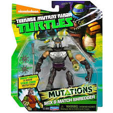 Teenage Mutant Ninja Turtles Mix N Match Action Figure Shredder Teenage Mutant Ninja Turtles Ninja Turtle Toys Ninja Turtles
