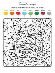 3282 Colour By Numbers Une Citrouille Dhalloween Jpg 600 800 Coloriage Numerote Coloriage Coloriage Halloween