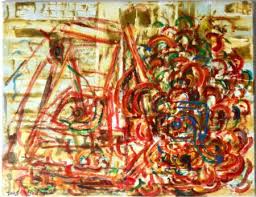 1, as it's actually titled, speaks to the artist's ambition to pursue art for art's sake. Oil Painting Israeli Art Market