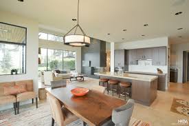 To achieve a seamless design, flooring, lighting, cabinetry and surfaces. Contemporary Open Concept Kitchen Nkba