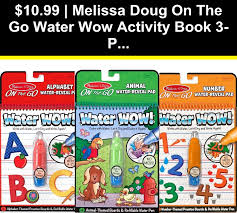 Melissa Doug On The Go Water Wow Activity Book 3 Pack Animals Alphabet Book Activities Animal Alphabet Drawing For Kids
