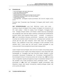 Perniagaan c1 f4 (milikan tunggal). 1 0 Pengenalan Abc Turut Menyediakan Beberapa Perkhidmatan Sampingan Untuk Kerja Kerja