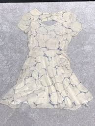 Aijek Marble Print Dress Size 1
