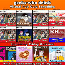 It's a great way to drink with friends, without burning brain cells. Geeks Who Drink Grand Rapids Home Facebook