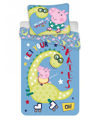 Maybe you would like to learn more about one of these? Peppa Pig George Dino Single Cotton Duvet Cover Set Bedroom Bedding