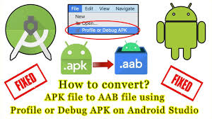 This aab will be signed with debug keystore and cannot be uploaded to play developer console directly. How To Convert Apk File To Aab File On Android Studio Profile Or Debug Apk Youtube