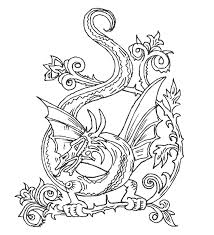 Chinese dragon in zentangle style. Dragon Adult Coloring Pages Coloring Home