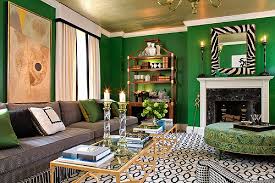 Paint Your Ceiling A Bold Fun Color It S Great To Be Home Living Room Green Green Rooms Green Interiors