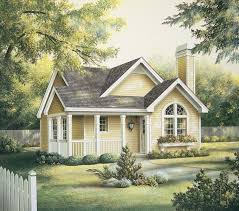 A cottage house plan's irregular footprint ensures visual surprise from room to room and through unexpected views of the surrounding landscape. Cottage Style House Plan 2 Beds 2 Baths 1084 Sq Ft Plan 57 194 Cottage Style House Plans Cottage House Plans Cottage Style Homes